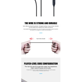 Type-C Wired Earphones for Samsung Galaxy S23, S21, S22