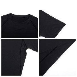 Men's Compression Running T-Shirt - Quick Dry Gym Sportswear