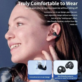 T75 Bone Conduction Bluetooth 5.3 Sports Earphones