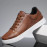 Men's Classic Leather Lace-Up Casual Loafers