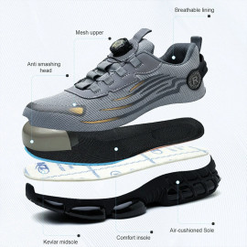 Men's Safety Work Shoes with Steel Toe Protection